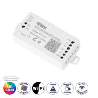 SP801E Ασύρματος WiFi Art-Net LED FULL COLOR Magic Digital Pixel Controller iOS/Android για LED Digital Πολύχρωμα και Μονόχρωμα Προϊόντα DC 5-24V 4 x 1024 IC Max