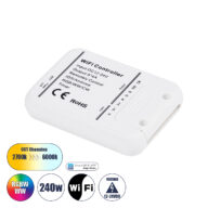 Ασύρματος WiFi LED RGBW+WW+CCT Controller IOS/Android Timer DC 12-24V Max 240W