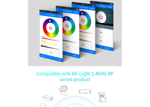 WL-Box1 Mi-BOXER Smart Bridge Gateway RF 2.4GHz to WiFi IEEE 802.11b/g/n DC 5V 500mA - IP20 - Μ9 x Π6.6 x Υ15cm - 5 Years Warranty