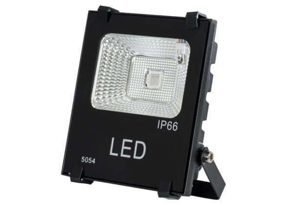 Επαγγελματικός Προβολέας LED 10W 650lm 120° AC 220-240V Αδιάβροχος IP66 με Ασύρματο Χειριστήριο IR - RGB - Μ11 x Π4 x Υ13.5cm - 3 Χρόνια Εγγύηση