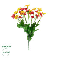 GloboStar® Artificial Garden MARGARET BOUQUET 78207 Τεχνητό Διακοσμητικό Μπουκέτο με Μαργαρίτες M20 x Π20 x Υ35cm