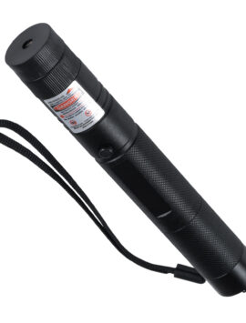 Φορητό Επαναφορτιζόμενο Laser Pointer 5Mw Class 3 DOT Zoom με Extra Κεφαλή για Dot Effects με Μπαταρία 18650 Li-ion 4800mAh & Φορτιστή – Κόκκινο 650nm Φ2.2 x Υ15cm