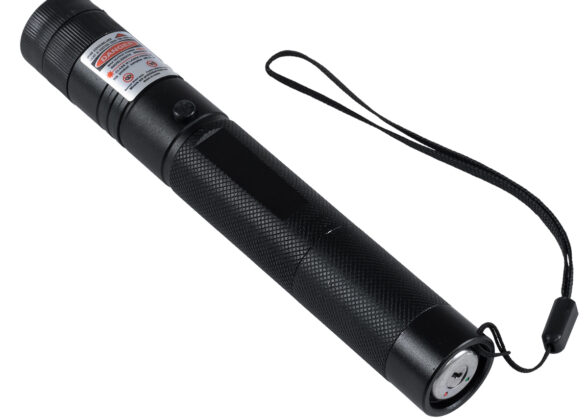 Φορητό Επαναφορτιζόμενο Laser Pointer 5Mw Class 3 DOT Zoom με Extra Κεφαλή για Dot Effects με Μπαταρία 18650 Li-ion 4800mAh & Φορτιστή - Κόκκινο 650nm Φ2.2 x Υ15cm