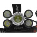 Φακός Κεφαλής Επαναφορτιζόμενος LED CREE XML2-T6 Chip 50 Watt 5000lm με 2 x 18650 Μπαταρίες 5200mAh Ψυχρό Λευκό 6000K