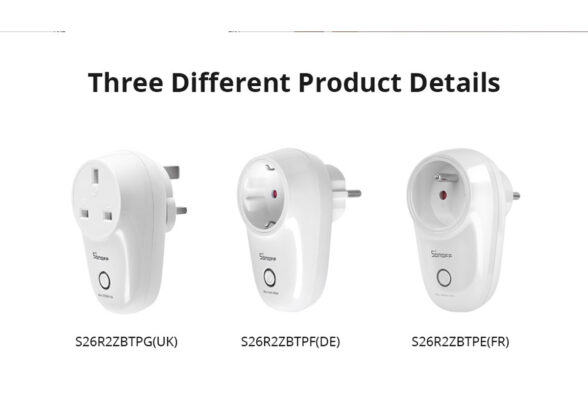 SONOFF S26R2ZBTPF-DE - Zigbee Smart Plug Schuko EU - Smart Plug