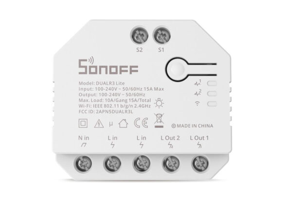 SONOFF DUALR3 Lite - Wi-Fi Smart Dual Relay Two Way Power Metering - Smart Switch