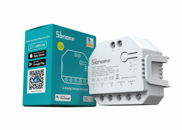 SONOFF DUALR3 Lite - Wi-Fi Smart Dual Relay Two Way Power Metering - Smart Switch