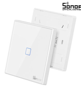 SONOFF T2EU1C-RF – 433MHz Wireless Smart Wall Touch Button Switch 1 Way – RF Series