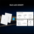 SONOFF T2EU1C-RF - 433MHz Wireless Smart Wall Touch Button Switch 1 Way - RF Series