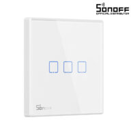 SONOFF T2EU3C-RF – 433MHz Wireless Smart Wall Touch Button Switch 3 Way – RF Series