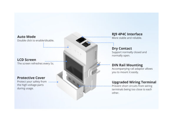 SONOFF TH Elite THR316D Smart WiFi Temperature and Humidity Control RJ9 4P4C AC 100-240V MAX 16A