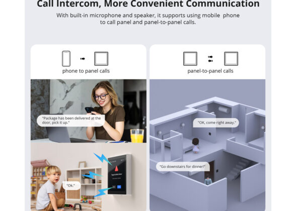 SONOFF NSPanel86PB Wi-Fi & Zigbee 3.0 Smart Scene Wall Switch (86/EU Type) - AC 100-240V - Integrated HMI Touch Panel - Smart Controller & Gateway for All Smart Devises