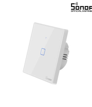 SONOFF T2EU1C-RF – 433MHz Wireless Smart Wall Touch Button Switch AC 100-240V Max 2A (2A/Way) 1 Way – RF Series