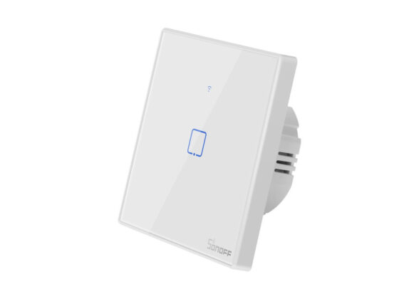 SONOFF T2EU1C-RF - 433MHz Wireless Smart Wall Touch Button Switch AC 100-240V Max 2A (2A/Way) 1 Way - RF Series