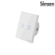 SONOFF T2EU2C-RF – 433MHz Wireless Smart Wall Touch Button Switch AC 100-240V Max 4A (2A/Way) 2 Way – RF Series