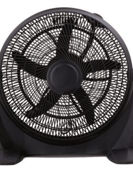 ΑΝΕΜΙΣΤΗΡΑΣ BOX FAN ΣΤΡΟΓΓΥΛΟΣ ΜΑΥΡΟΣ Φ50 100W