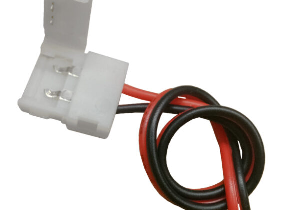 Μονός Connector 10mm 15cm Για Ταινία LED 7.2 & 14.4 Watt GloboStar 81550