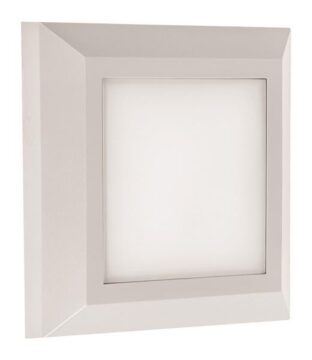 ΦΩΤΙΣΤΙΚΟ ΤΟΙΧΟΥ SLIM LED 3W IP65 230V 3000K 125X125mm ΛΕΥΚΟ PRO