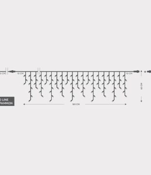 ΒΡΟΧΗ, 100 LED 3mm, 31V, ΕΠΕΚΤΑΣΗ ΩΣ 3, ΜΕ ΜΕΤΑΣΧΗΜΑΤΙΣΤΗ, ΠΡΟΕΚΤΑΣΗ ΠΑΡΟΧΗΣ 300cm, ΔΙΑΦΑΝΟ ΚΑΛΩΔΙΟ,ΘΕΡΜΟ ΛΕΥΚΟ LED,180x60cm (3/7/4/6),ΙΡ44