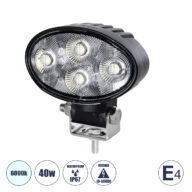 E4 Mark Vehicle & Forklift Work Lights – Φώτα Εργασίας για Οχήματα Περονοφόρα – Κλάρκ LED 40W DC 10-30V Αδιάβροχο IP67 Ψυχρό Λευκό 6000K Μ10 x Π6 x Υ9cm