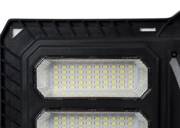 Αυτόνομο Ηλιακό Φωτιστικό Δρόμου 150W 1000lm 300 x LED SMD 5730 με Ενσωματωμένο Φωτοβολταϊκό Panel 6V 12W & Επαναφορτιζόμενη Μπαταρία Li-ion 3.2V 10000mAh με Αισθητήρα Ημέρας-Νύχτας & PIR Αισθητήρα Κίνησης - Αδιάβροχο IP65 - Ψυχρό Λευκό 6000K - Μ52 x Π5 x Υ13cm - 2 Years Warranty