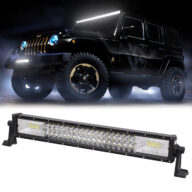 PRO Series Μπάρα Ίσια – Straight TRI-ROW 7D για Αυτοκίνητα & Φορτηγά LED CREE XBD 270W 27000lm 15° & 60° DC 10-30V Αδιάβροχη IP65 Ψυχρό Λευκό 6000K