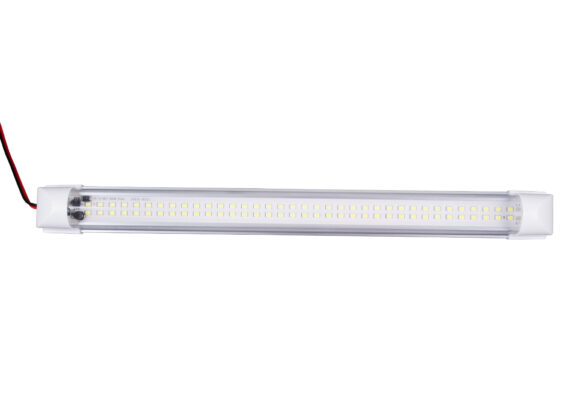 Φωτιστικό Καμπίνας - Cabinet Light 30CM - LED SMD 2835 10W 1000lm DC 12-85V με Κόλλα Διπλής Όψης 3M - Διακόπτη On/Off - Ψυχρό Λευκό 6000K