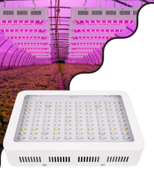 Grow Light Full Spectrum LED Φωτιστικό Ανάπτυξης Φυτών Θερμοκηπίου SMD 2835 1000W 160° AC230V IP54 Εσωτερικού Χώρου για Κάλυψη Επιφάνειας 1.5m x 1.5m Πλήρους Φάσματος Φωτισμού