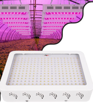 Grow Light Full Spectrum LED Φωτιστικό Ανάπτυξης Φυτών Θερμοκηπίου SMD 2835 2000W 160° AC230V IP54 Εσωτερικού Χώρου για Κάλυψη Επιφάνειας 3m x 3m Πλήρους Φάσματος Φωτισμού