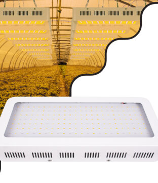 Grow Light Hydro Full Spectrum LED Φωτιστικό Ανάπτυξης Φυτών Υδροπονικού Θερμοκηπίου SMD 2835 2000W 160° AC230V IP54 Εσωτερικού Χώρου για Κάλυψη Επιφάνειας 3m x 3m Πλήρους Φάσματος Φωτισμού