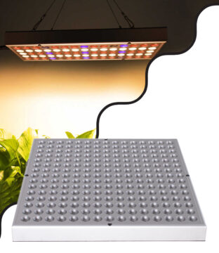 Grow Light Panel Hydro Spectrum LED Φωτιστικό Ανάπτυξης Φυτών Υδροπονικού Θερμοκηπίου SMD 2835 100W 160° AC230V IP54 Εσωτερικού Χώρου για Κάλυψη Επιφάνειας 1m x 1m