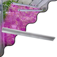 Linear Grow Light Full Spectrum LED Γραμμικό Φωτιστικό Ανάπτυξης Φυτών Θερμοκηπίου 120cm SMD 2835 200W 120° AC230V IP54 Εσωτερικού Χώρου για Κάλυψη Επιφάνειας 1.2m x 1.2m Πλήρους Φάσματος Φωτισμού