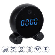 Rechargeable Table Camera 2MP WiFi HD 1080P 120° 5000mAh Two Way Audio Motion Detection & Digital Clock – Επαναφορτιζόμενη Επιτραπέζια Κάμερα 2MP WiFi HD 1080P 120° 5000mAh Διπλή Κατέυθυνση Ομιλίας Ανιχνευτή Κίνησης Ψηφιακό Ρολόι – Μαύρο