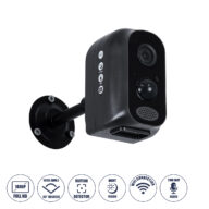 Επαναφορτιζόμενη Επιτραπέζια/Τοίχου IP Camera 1080P WiFi 90° Μοιρών – 6200mAh – Νυχτερινή Όραση με LED IR – Διπλή Κατέυθυνση Ομιλίας – Ανιχνευτή Κίνησης – Νυχτερινή Λήψη – Θέση SD Κάρτας Max 128GB – 25 Μέρες Stand By