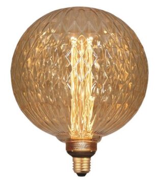 ΛΑΜΠΑ LED ΓΛΟΜΠΟΣ G200 3,5W Ε27 2000K 220-240V GOLD GLASS DIMMABLE