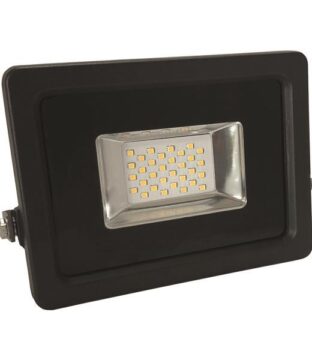 ΠΡΟΒΟΛΕΑΣ LED 20W SMD 12V/24V DC 4000K IP65 ΜΑΥΡΟΣ PLUS