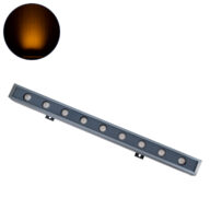 Μπάρα Φωτισμού Wall Washer LED 9W 945lm 30° DC 24V Αδιάβροχο IP65 Μ50 x Π4 x Υ5cm Αρχιτεκτονικό Πορτοκαλί 2200K – Γκρι Ανθρακί – 3 Years Warranty