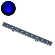 Μπάρα Φωτισμού Wall Washer LED 9W 900lm 30° DC 24V Αδιάβροχο IP65 Μ50 x Π4 x Υ5cm Μπλε – Γκρι Ανθρακί – 3 Years Warranty