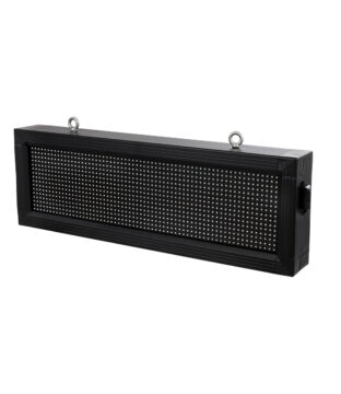 LED Scrolling Display 64x16cm – Κυλιόμενη Ψηφιακή Πινακίδα / Επιγραφή Μονής Όψης P10 LED SMD AC 220-240V – Λειτουργία μέσω Wi-Fi με Εφαρμογή APP – Αισθήτηρας Θερμοκρασίας και Υγρασίας – Αδιάβροχο IP65 – Μ72 x Π9 x Υ24cm – Κόκκινο – 1 Χρόνο Εγγύηση