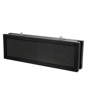 LED Scrolling Display 64x16cm – Κυλιόμενη Ψηφιακή Πινακίδα / Επιγραφή Διπλής Όψης P10 LED SMD AC 220-240V – Λειτουργία μέσω Wi-Fi με Εφαρμογή APP – Αισθήτηρας Θερμοκρασίας και Υγρασίας – Αδιάβροχο IP65 – Μ70.5 x Π11 x Υ22.5cm – Κόκκινο – 1 Χρόνο Εγγύηση