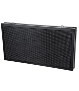 LED Scrolling Display 96x48cm – Κυλιόμενη Ψηφιακή Πινακίδα / Επιγραφή Διπλής Όψης P10 LED SMD AC 220-240V – Λειτουργία μέσω Wi-Fi με Εφαρμογή APP – Αισθήτηρας Θερμοκρασίας και Υγρασίας – Αδιάβροχο IP65 – Μ102 x Π11 x Υ54.5cm – RGB – 1 Χρόνο Εγγύηση