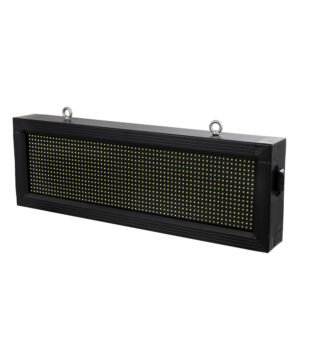 LED Scrolling Display 64x16cm – Κυλιόμενη Ψηφιακή Πινακίδα / Επιγραφή Μονής Όψης P10 LED SMD AC 220-240V – Λειτουργία μέσω Wi-Fi με Εφαρμογή APP – Αισθήτηρας Θερμοκρασίας και Υγρασίας – Αδιάβροχο IP65 – Μ72 x Π9 x Υ24cm – Ψυχρό Λευκό 6000K – 1 Χρόνο Εγγύηση