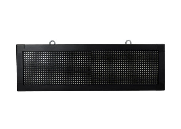 LED Scrolling Display 64x16cm - Κυλιόμενη Ψηφιακή Πινακίδα / Επιγραφή Διπλής Όψης P10 LED SMD AC 220-240V - Λειτουργία μέσω Wi-Fi με Εφαρμογή APP - Αισθήτηρας Θερμοκρασίας και Υγρασίας - Αδιάβροχο IP65 - Μ70.5 x Π11 x Υ22.5cm - Πράσινο - 1 Χρόνο Εγγύηση