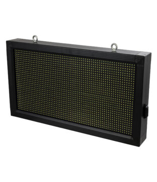 LED Scrolling Display 64x32cm – Κυλιόμενη Ψηφιακή Πινακίδα / Επιγραφή Μονής Όψης P10 LED SMD AC 220-240V – Λειτουργία μέσω Wi-Fi με Εφαρμογή APP – Αισθήτηρας Θερμοκρασίας και Υγρασίας – Αδιάβροχο IP65 – Μ72 x Π9 x Υ42.5cm – Ψυχρό Λευκό 6000K – 1 Χρόνο Εγγύηση