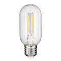 Λάμπα LED Long Filament E27 T45 Σωλήνας 4W 440lm 360° AC 220-240V IP20 Φ4.5 x Υ11cm Φυσικό Λευκό 4000K με Διάφανο Γυαλί - Dimmable - 3 Years Warranty