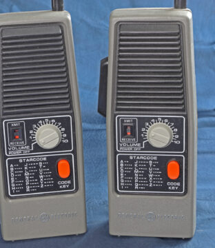 ΡΕΤΡΟ WALKIE TALKIE GENERAL ELECTRIC STAR CODE 10