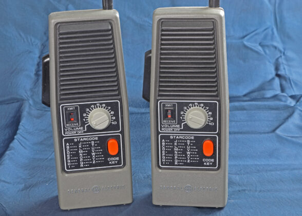 ΡΕΤΡΟ WALKIE TALKIE GENERAL ELECTRIC STAR CODE 10