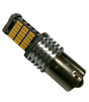 Λαμπτήρας BAU15S 45 SMD 4014 Can Bus 12v Πορτοκαλί GloboStar 04466