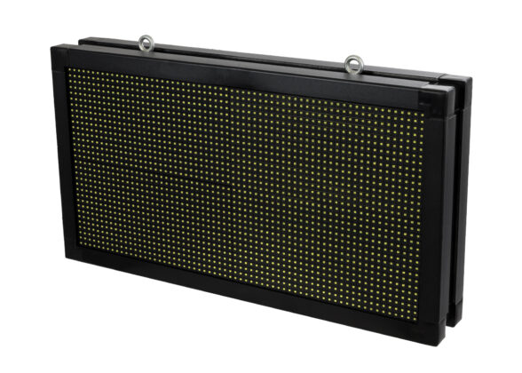 LED Scrolling Display 64x32cm - Κυλιόμενη Ψηφιακή Πινακίδα / Επιγραφή Διπλής Όψης P10 LED SMD AC 220-240V - Λειτουργία μέσω Wi-Fi με Εφαρμογή APP - Αισθήτηρας Θερμοκρασίας και Υγρασίας - Αδιάβροχο IP65 - Μ70 x Π11 x Υ38.5cm - Ψυχρό Λευκό 6000K - 1 Χρόνο Εγγύηση