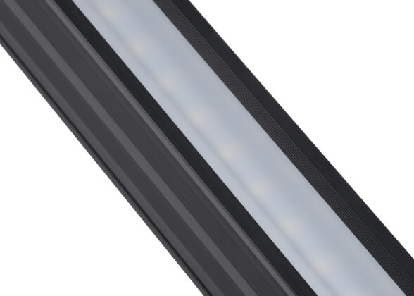 Γραμμικό Κρεμαστό Φωτιστικό Linear LED 18W 2230lm 120° AC 220-240V Μ120 x Π2 x Υ4cm Ψυχρό Λευκό 6000K - Μαύρο - 3 Years Warranty